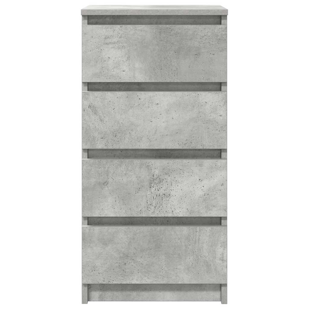 Sideboard Concrete Grey 37.5x35x76 cm Engineered Wood